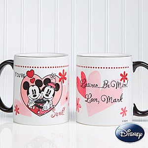 Personalized Mickey Mouse & Minnie Mouse Coffee Mugs   Youre Sweet