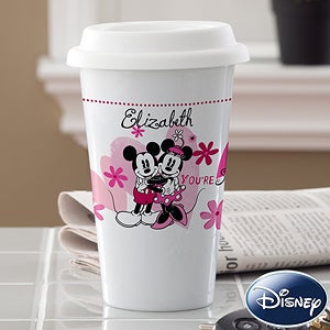 Personalized Mickey Mouse & Minnie Mouse Travel Mug   Youre Sweet