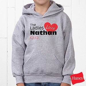 Personalized Kids Sweatshirts   Ladies Love Me