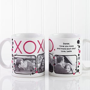 XOXO Personalized Coffee Mug 11 oz.- White