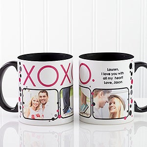 XOXO Personalized Coffee Mug 11oz.- Black