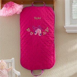 Personalized Girls Garment Bag   Ballet Dancer