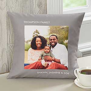 Picture Perfect Personalized 14 Photo Pillow - One Photo