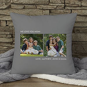 Personalized 14 Two Photo Pillow