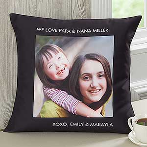 Picture Perfect Personalized 18 Photo Pillow - One Photo