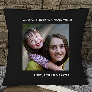 Personalized 18 Single Photo Pillow