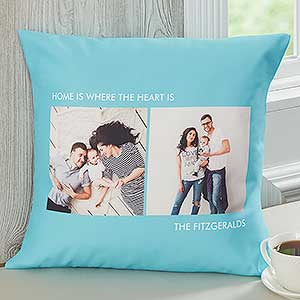 Picture Perfect Personalized 18 Photo Pillow - Two Photo