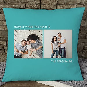 Personalized 18 Two Photo Pillow