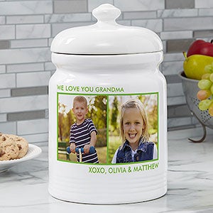 Personalized Cookie Jars - Picture Perfect Two Photos