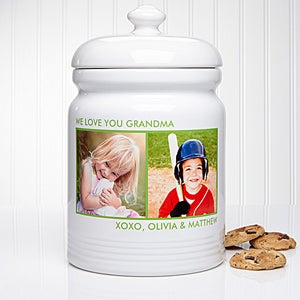 Picture Perfect Personalized Cookie Jar - 2 Photos