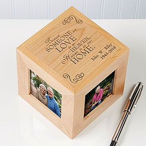 Personalized Memorial Photo Cube - Someone We Love