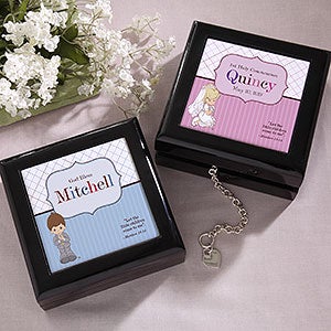 Personalized Precious Moments First Communion Keepsake Box