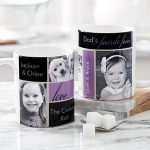 Personalized Photo Coffee Mugs - Favorite Faces