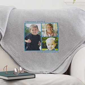 Picture Perfect Personalized Sweatshirt Blanket-3 Photo