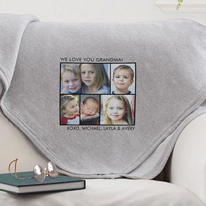 Picture Perfect Personalized Sweatshirt Blanket-5 Photo