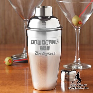 Personalized Elvis Presley Cocktail Shaker   All Shook Up