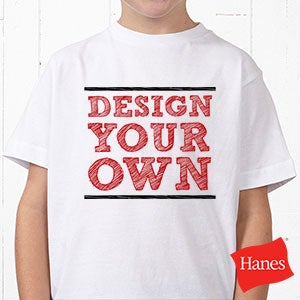 Design Your Own - Hanes® Youth T-Shirt - White