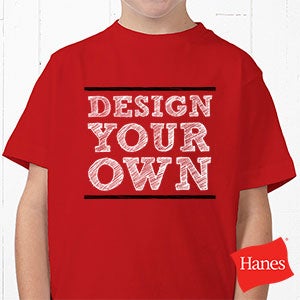 Design Your Own - Hanes® Youth T-Shirt - Red