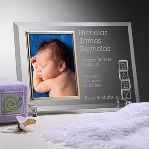 Engraved Baby Picture Frames - Precious Baby