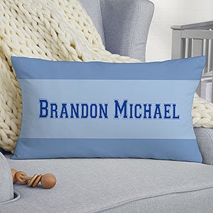 Custom Baby Boy Name Personalized Lumbar Pillow