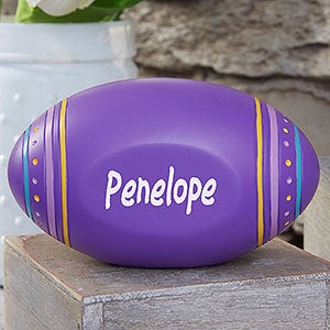 Personalized Purple Easter Egg Decorations