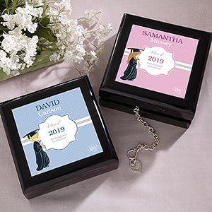 Personalized Graduation Keepsake Box - Precious Moments