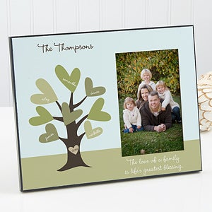 Personalized Family Picture Frames - Leaves of Love