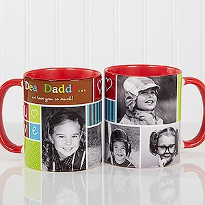 Photo Fun Personalized Coffee Mug- 11 oz.- Red