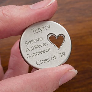 Personalized Pocket Token Charms - Graduation Inspiration