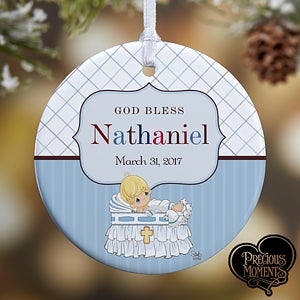 Precious Moments® Personalized Christening Ornament