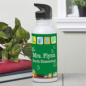 Personalized Teachers Water Bottle   Little Learners