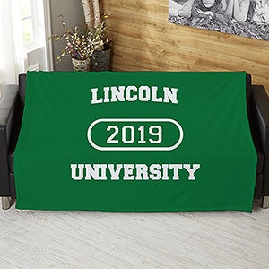 School Pride Personalized 50x60 Fleece Blanket