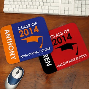 Personalized Graduation Mouse Pads   Graduation Excitement