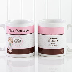 Personalized Precious Moments Teacher Coffee Mugs