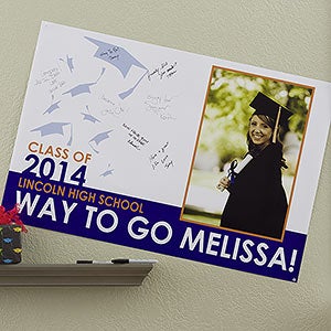 Personalized Graduation Signature Photo Posters   24x36