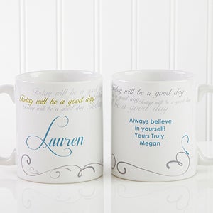 Cup Of Inspiration Personalized Coffee Mug 11 oz.- White