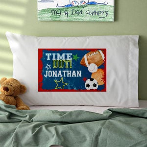 Personalized Boys Sports Pillowcase