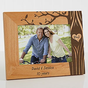 Carved In Love Personalized Picture Frame- 5 x 7