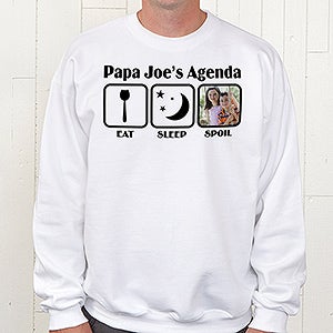 Personalized Sweatshirts for Dad   His Agenda