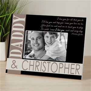 Personalized Father Son Picture Frames I Love You Every Day