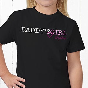 Personalized Kids T Shirts   Daddys Girl