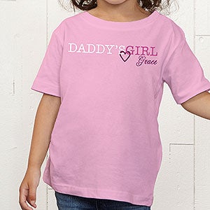 Daddy's Girl Personalized Toddler T-Shirt