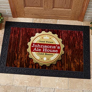 Premium Brew Personalized Doormat- 20x35