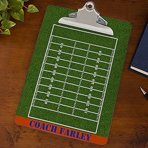 Personalized Sports Coach Dry Erase Clipboards