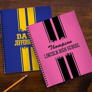 Personalized School Notebooks - School Spirit