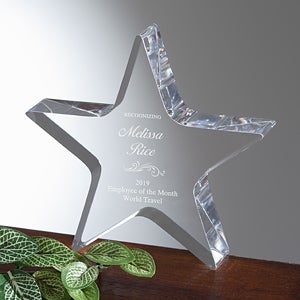 Personalized Awards - Star Of Excellence