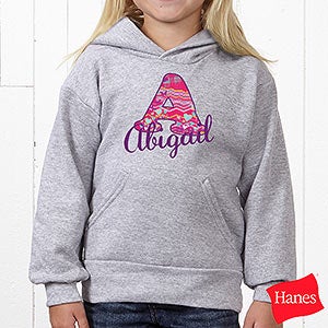 Her Name Personalized Youth Hooded Sweatshirt