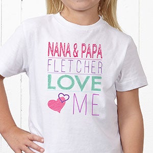 Personalized Kids T Shirts   Somebody Loves Me