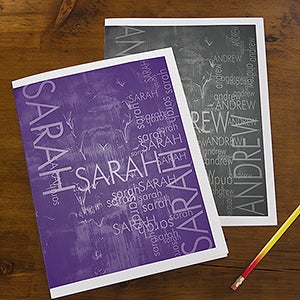 Personalized Kids Folders - Hidden Name