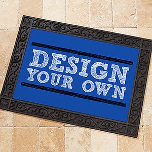 Make Your Own Custom Doormats - Blue